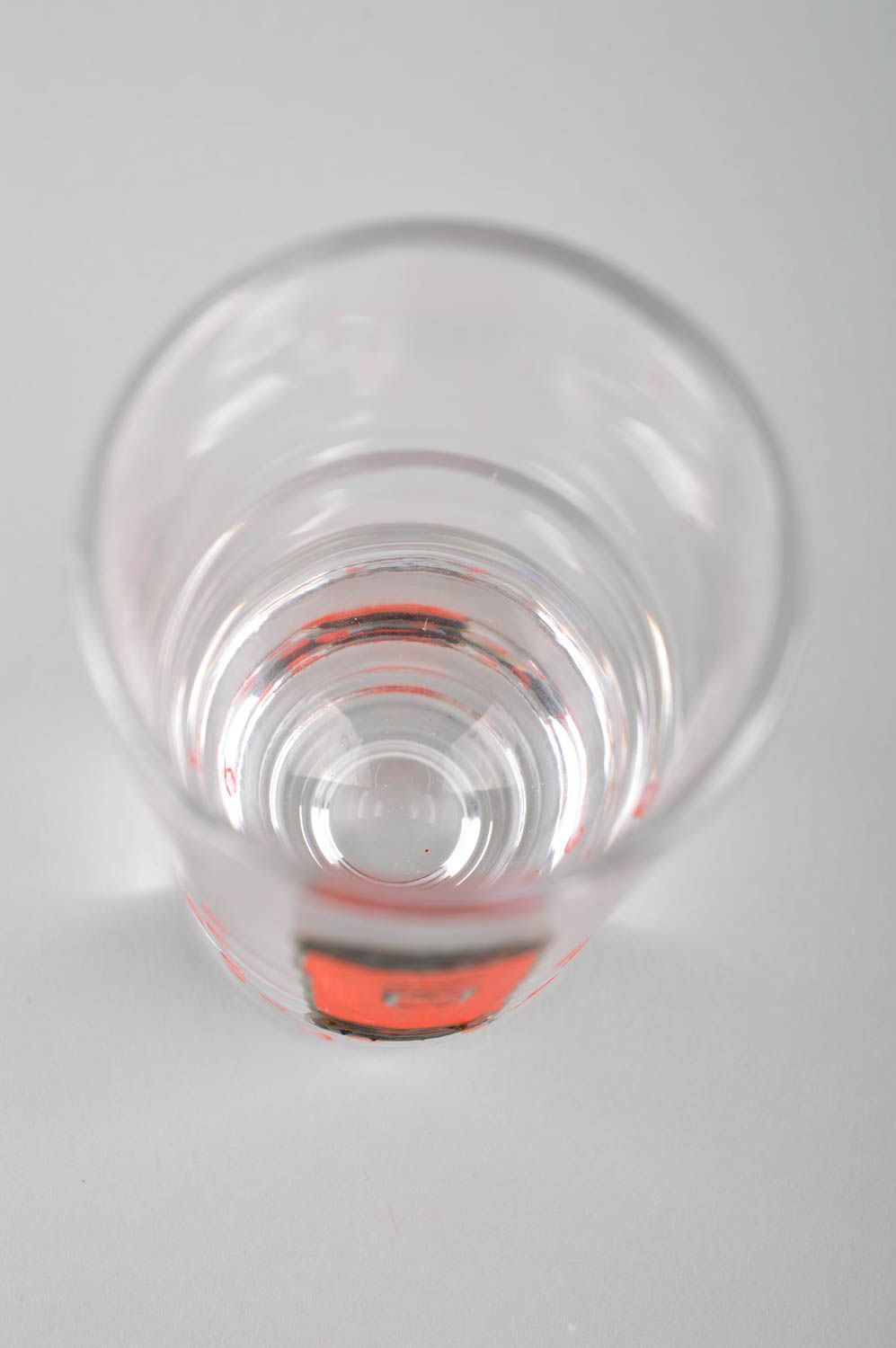 Vaso de chupito copa de cristal hecha a mano con dibujo elemento decorativo foto 5