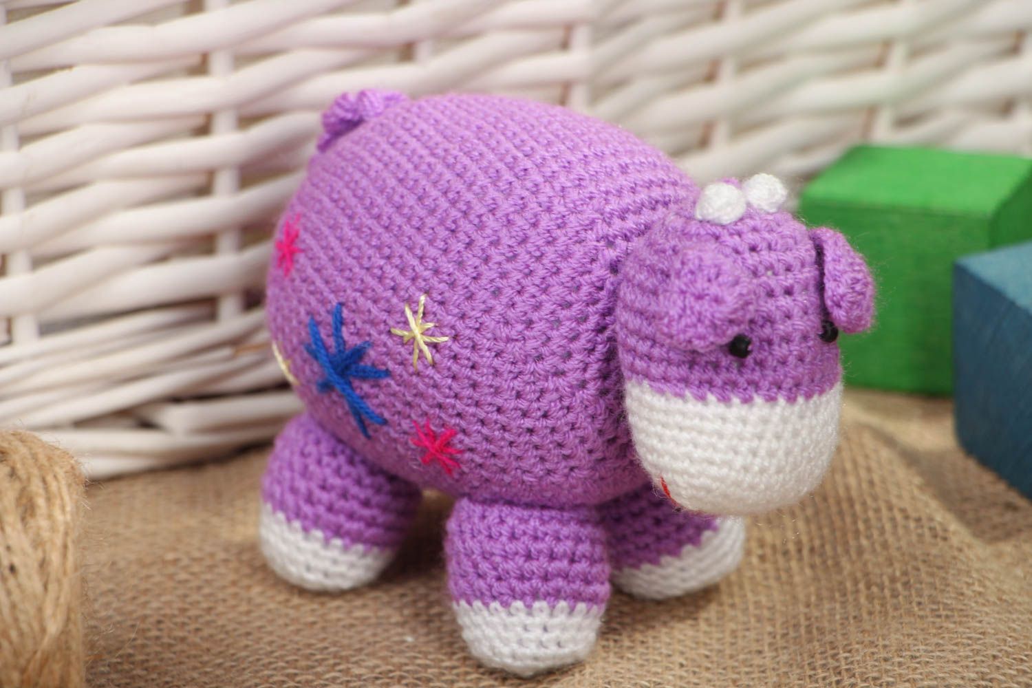 Nice hand crocheted soft toy photo 5