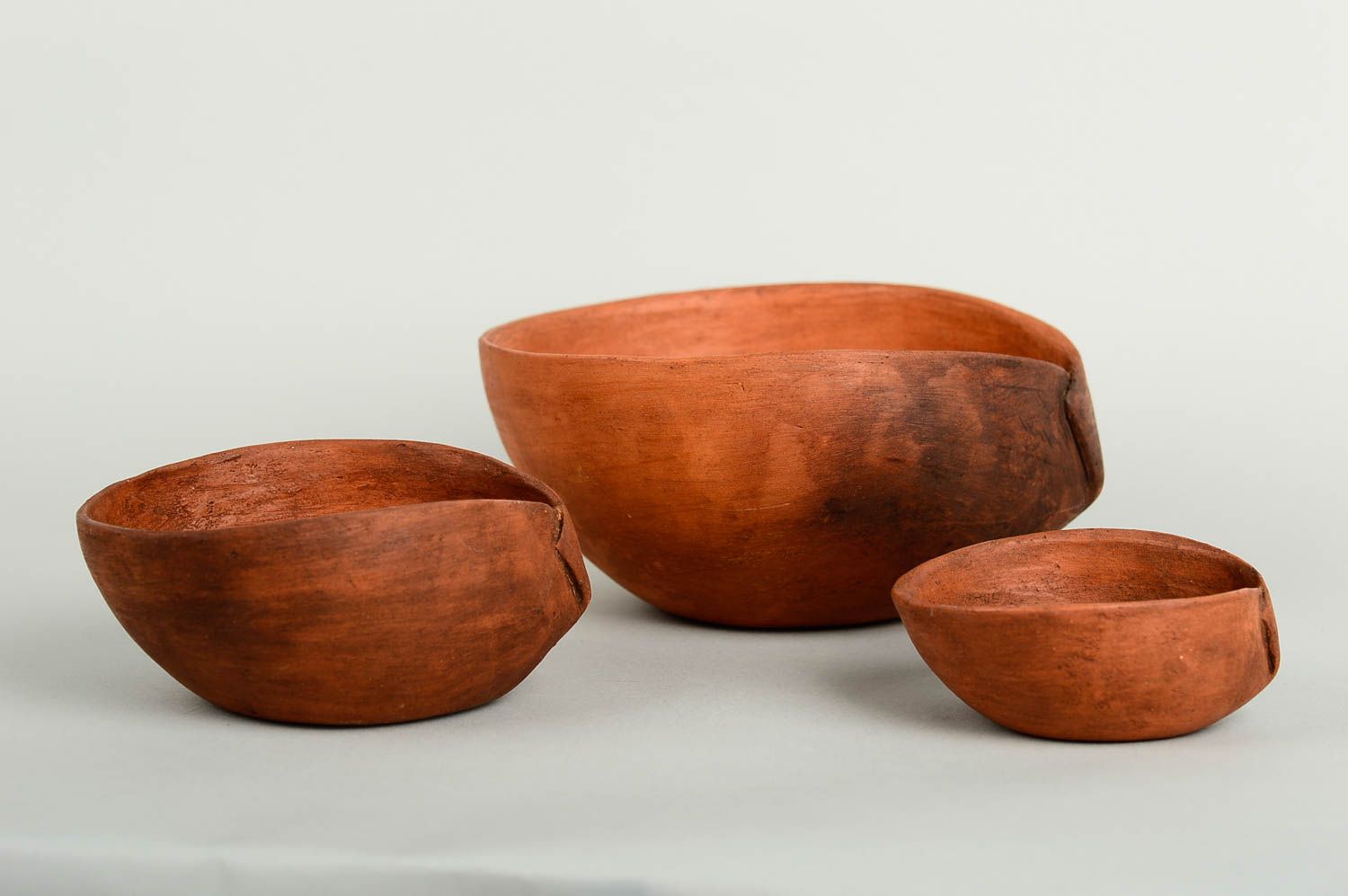 Handmade ceramic bowl 3 pieces home ceramics home goods table setting ideas photo 4