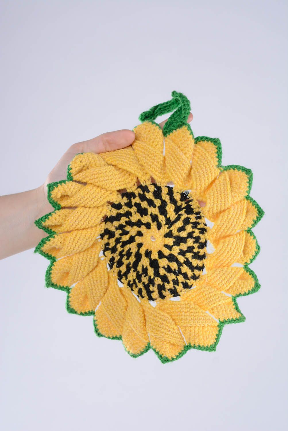 Pot holder Sunflowers photo 2
