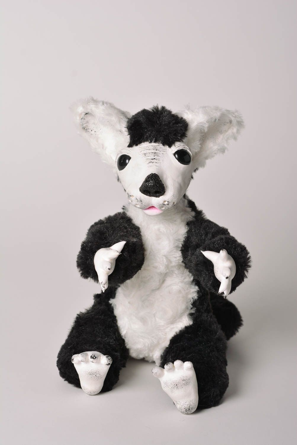 Puppe aus Textil Puppe handmade Deko für Zimmer Spielzeug Puppe Lemur schön foto 1