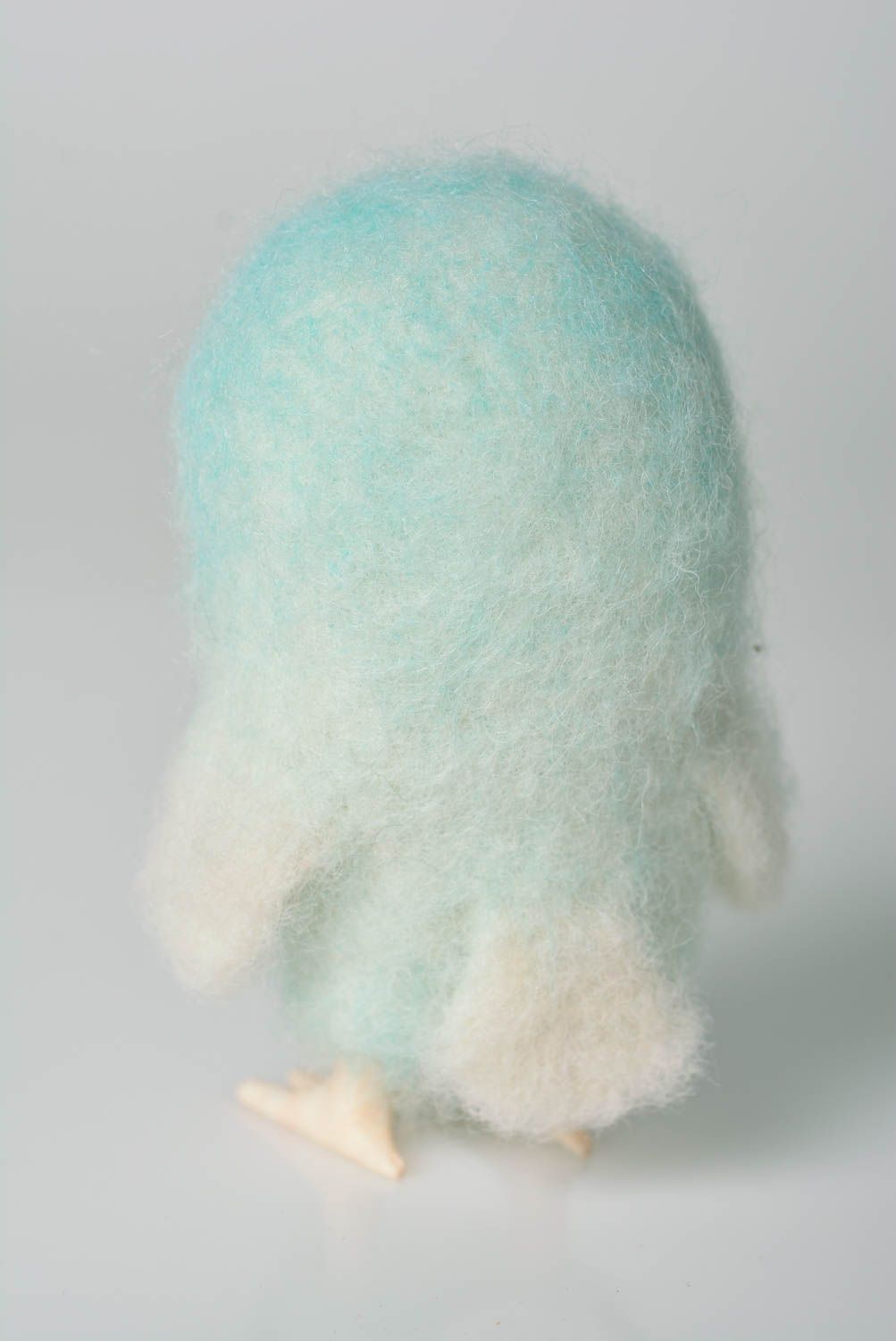 Handmade designer felted toy interior toy cute doll present for baby photo 5