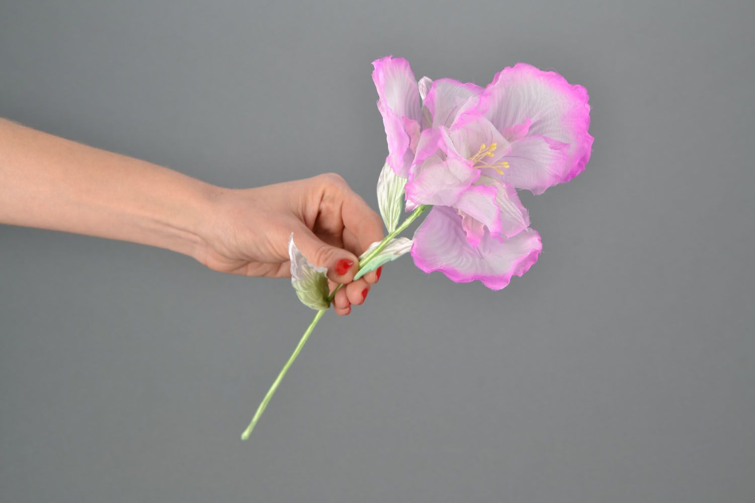 Flor artificial Iris foto 2