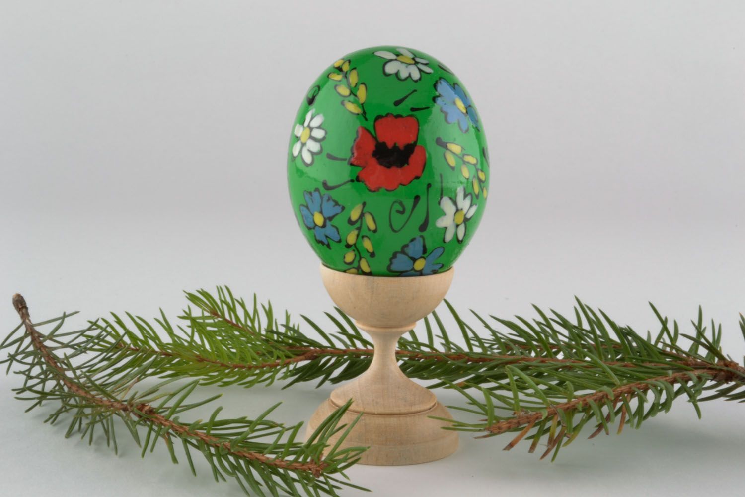 Huevo decorativo artesanal foto 1