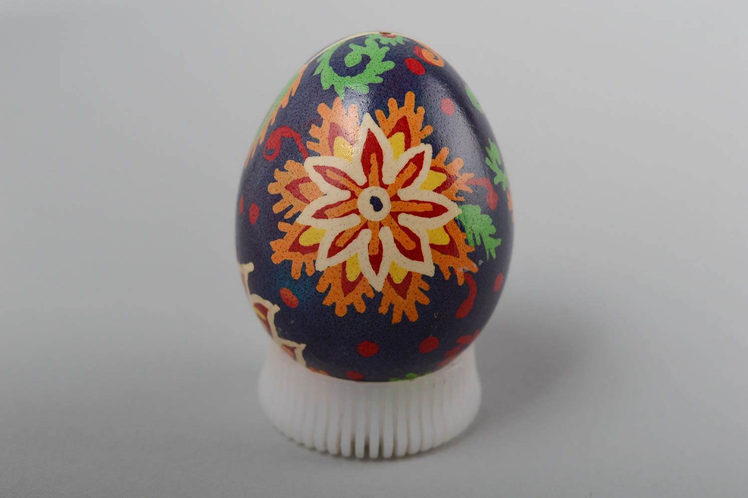 Huevo de Pascua hecho a mano ornamentado regalo original decoración para fiesta foto 3