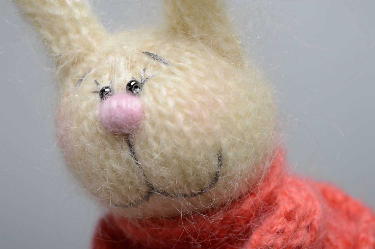 Soft knit toy Rabbit photo 3