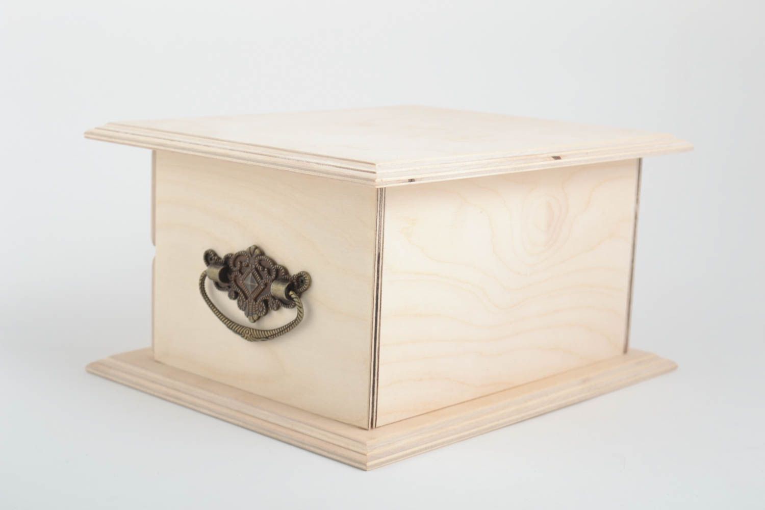 Handmade decorative plywood dresser blank box blanks for creativity gift ideas photo 5