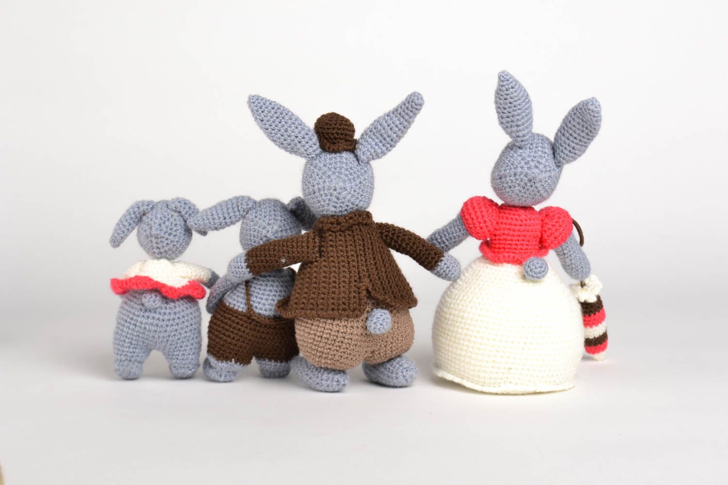 Peluches de animales hechos a mano juguetes tejidos regalos originales foto 5