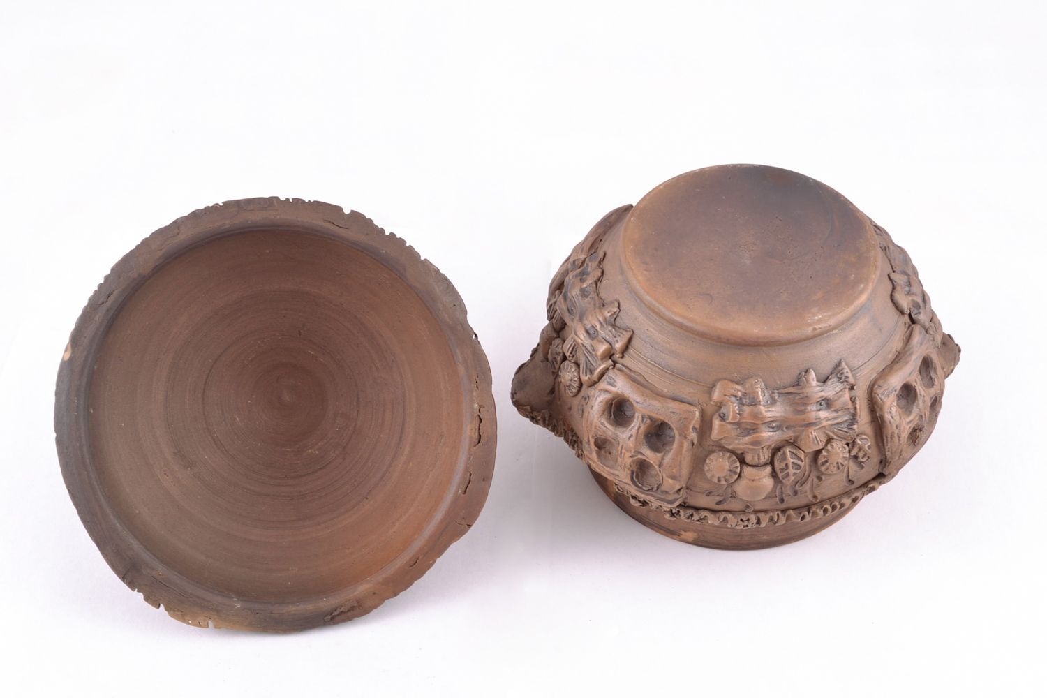 Ceramic pot kilned with milk photo 5