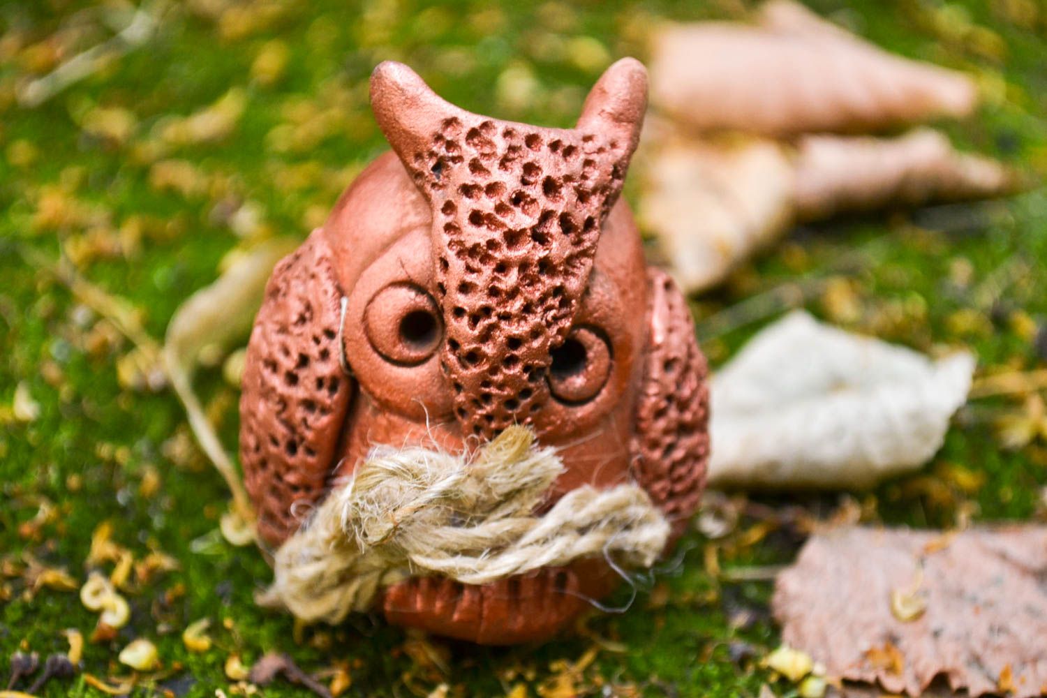 Deko aus Naturmaterialien handmade Keramik Tier modern Dekoideen Wohnzimmer foto 1