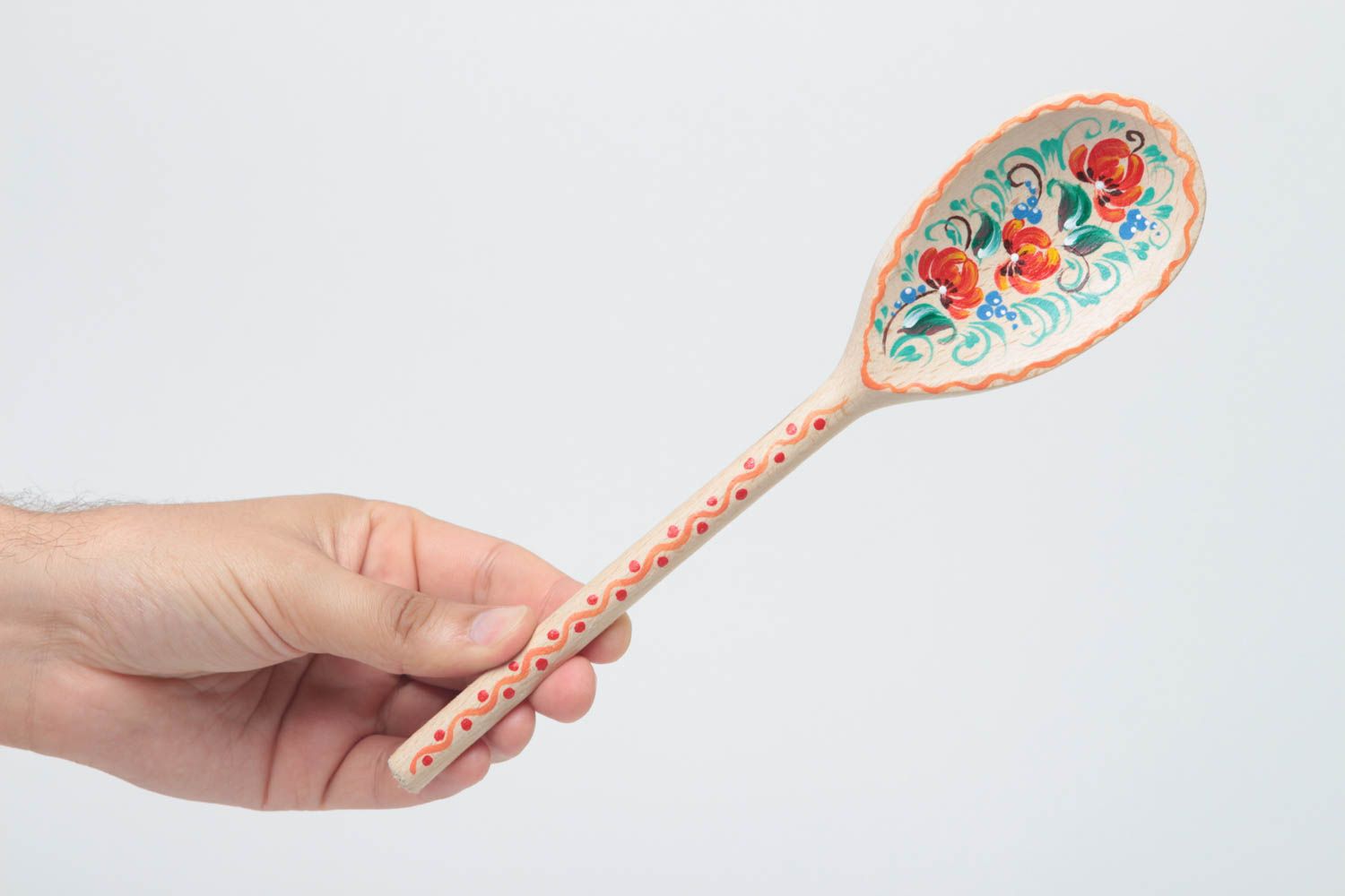 Handmade spoon wooden cutlery unusual gift decor ideas kitchen accessories photo 5