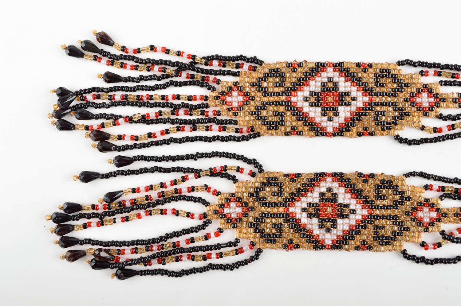 Collar de abalorios hecho a mano accesorio para mujer bisutería étnica  foto 3