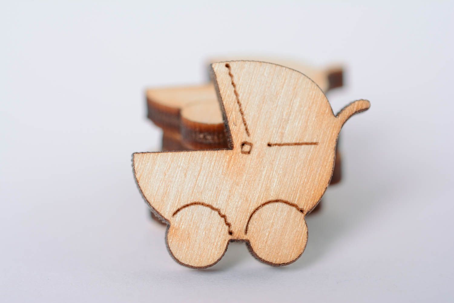 Chipboard Baby Carriage photo 4