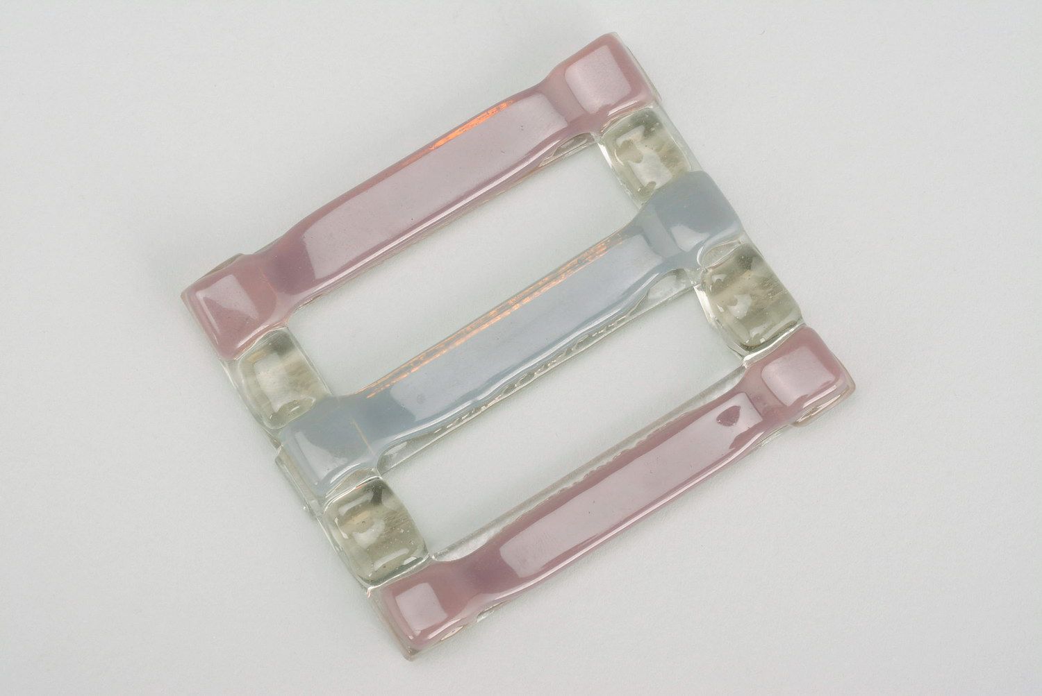 Glass scarf clip Gentle photo 4