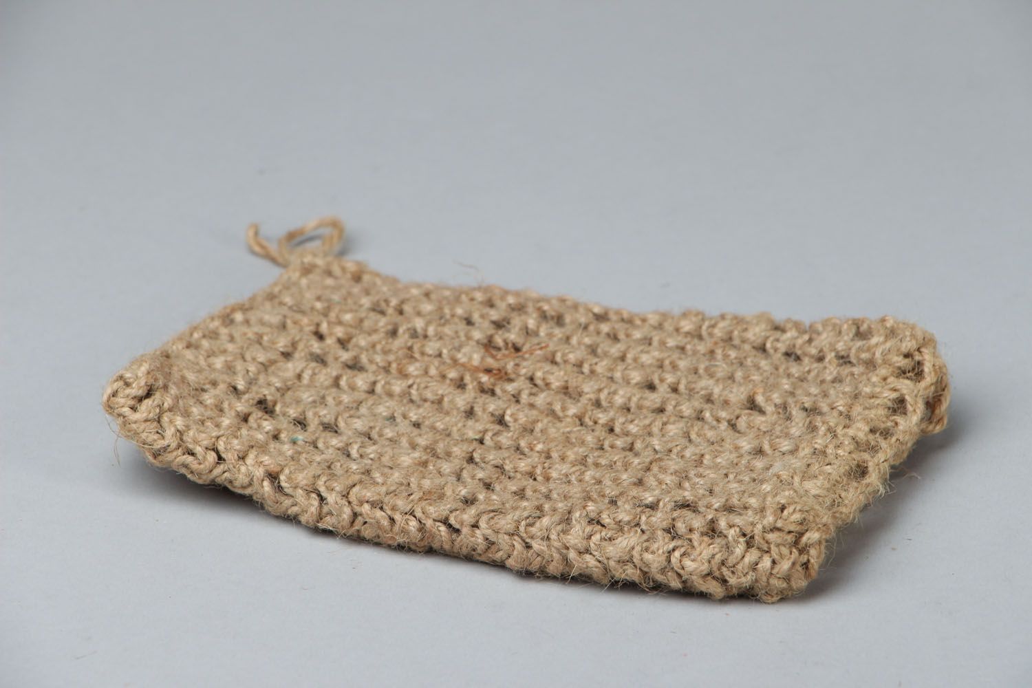 Esponja de banho tricotada com gancho foto 2