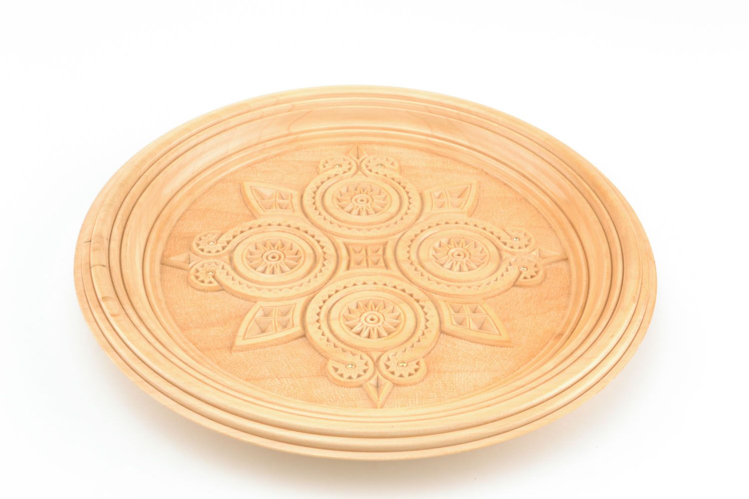 Beautiful carved plate photo 5
