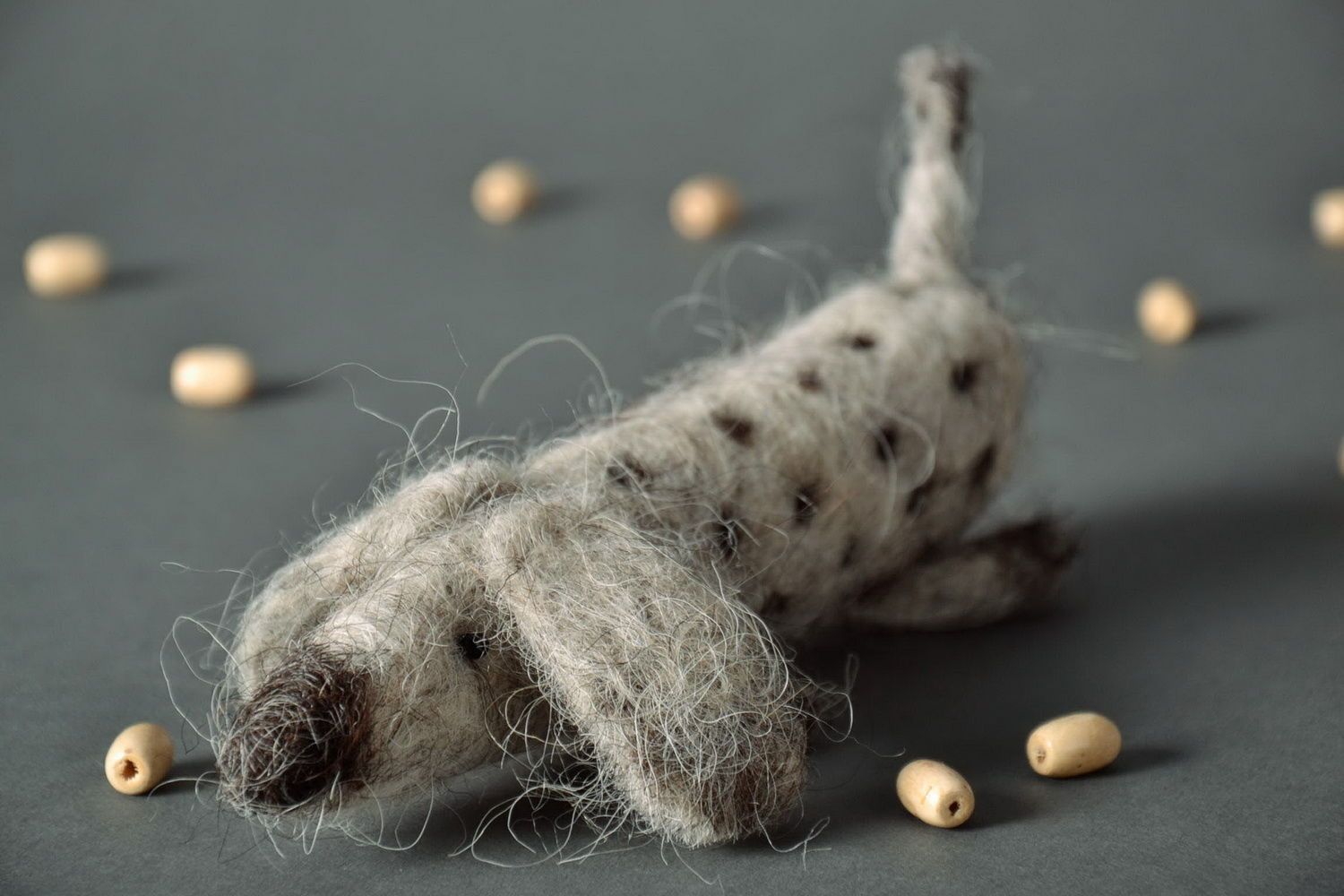 Muñeco de trapo de lana de fieltro foto 1
