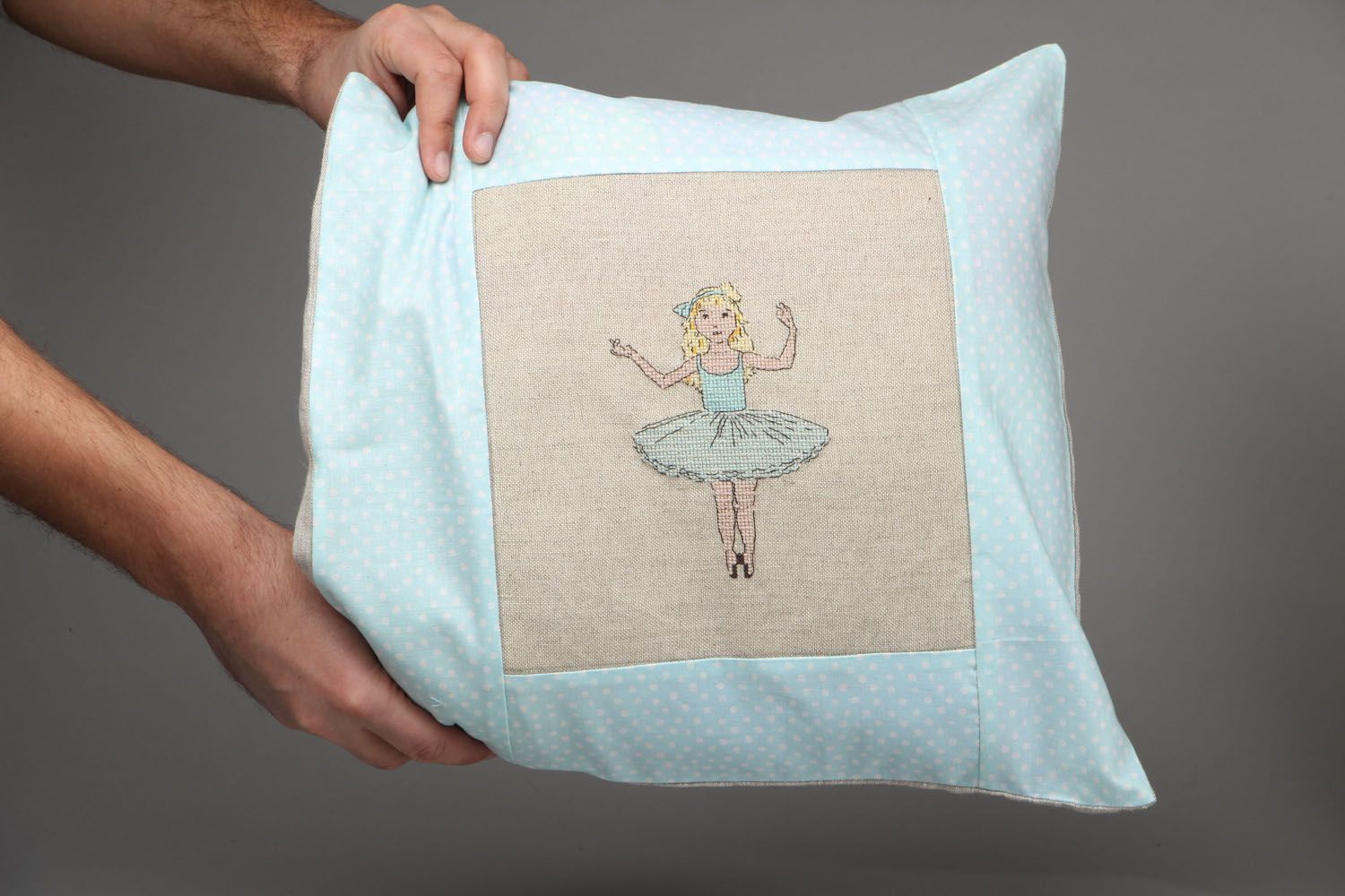 Homemade pillow case Little Ballerina photo 4