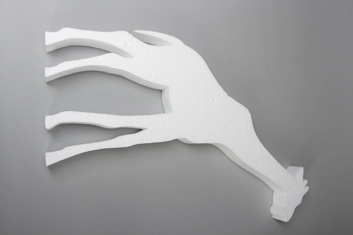 Forme en polystyrène à décorer faite main Girafe photo 2