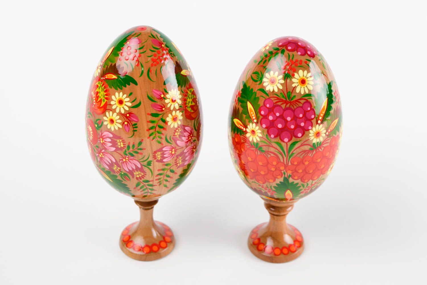 Huevos originales hechos a mano elementos decorativos regalo para Pascua foto 4