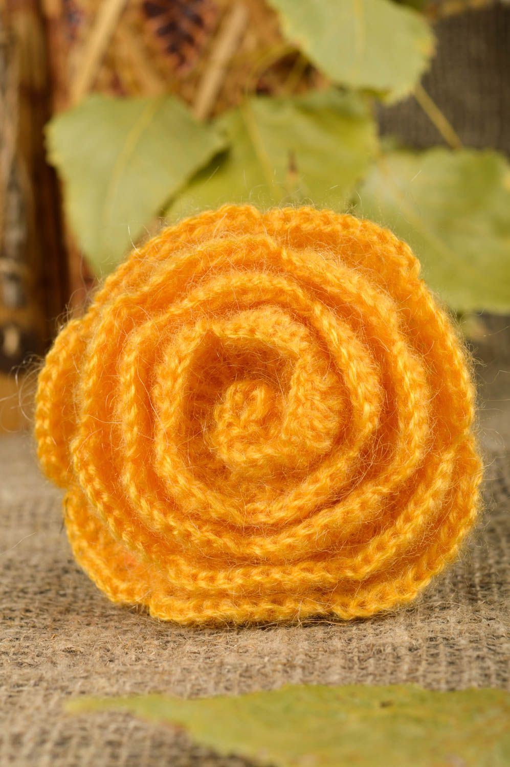 Handmade crochet flower scrunchy hair scrunchie hair tie for kids gifts for her photo 1