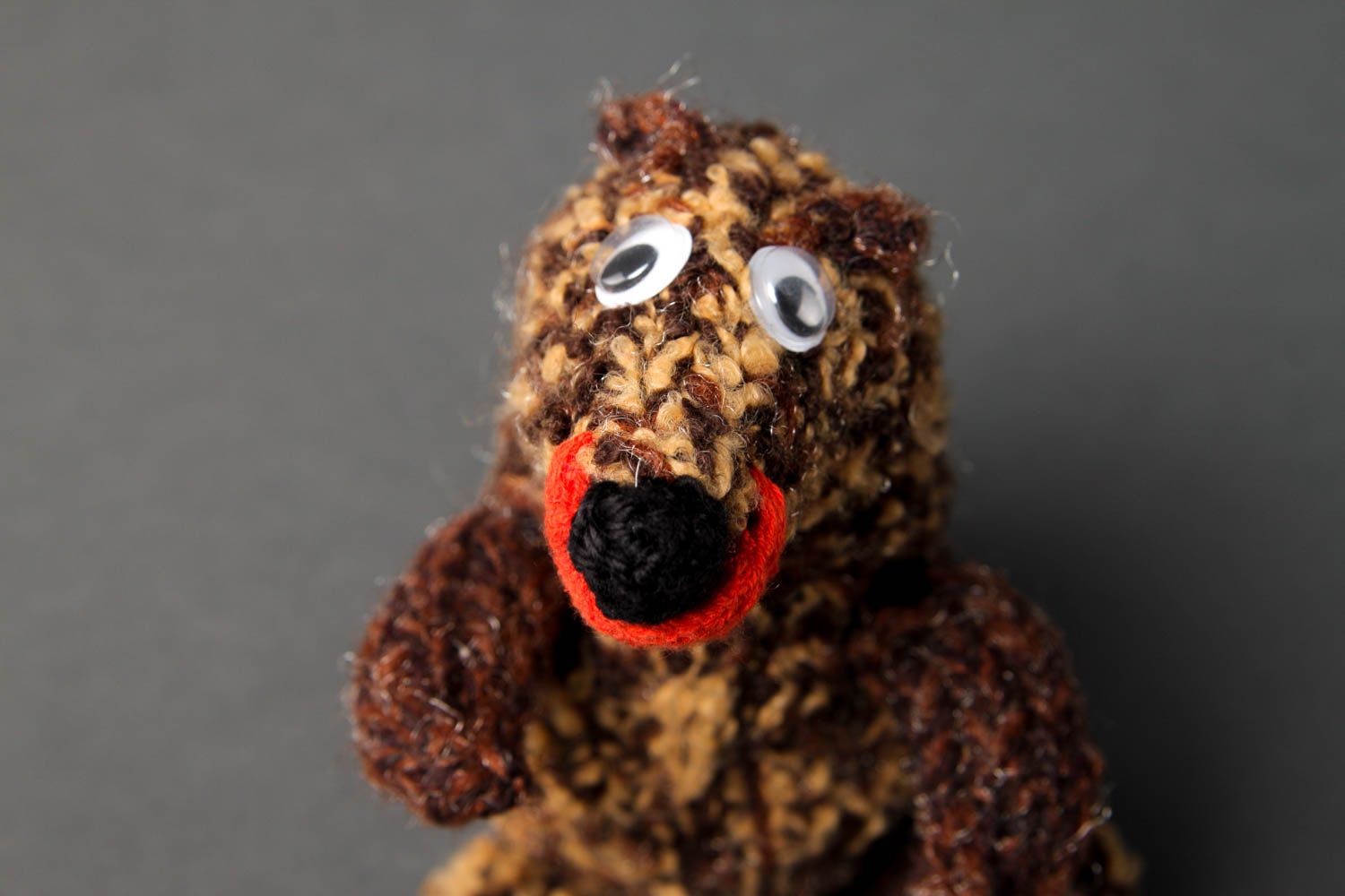 Peluche de animal hecho a mano juguete tejido regalo original para niño foto 5
