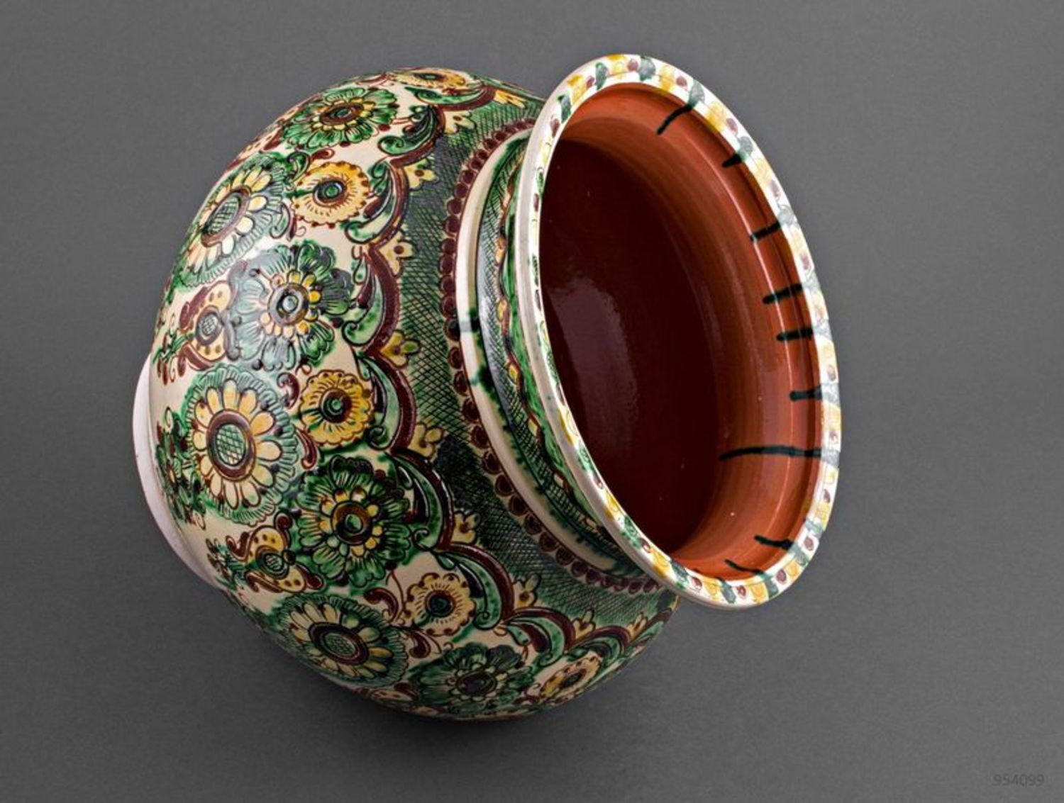Bemalte Keramik Vase Haus Deko Geschenk für Frauen einzigartige Handarbeit foto 4