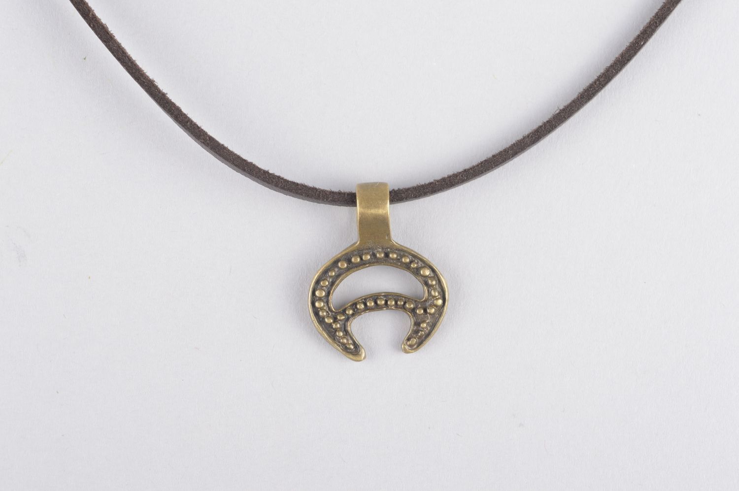 Handmade pendant for girls bronze jewelry bronze pendant elegant pendant photo 5