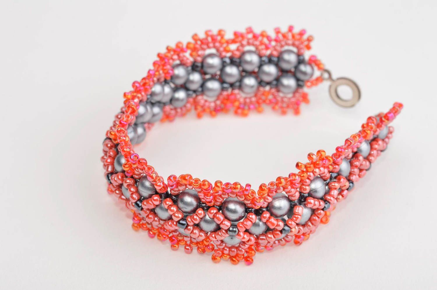 Hand-woven bracelet handmade seed bead bracelet fashion jewelry trendy bracelets photo 5