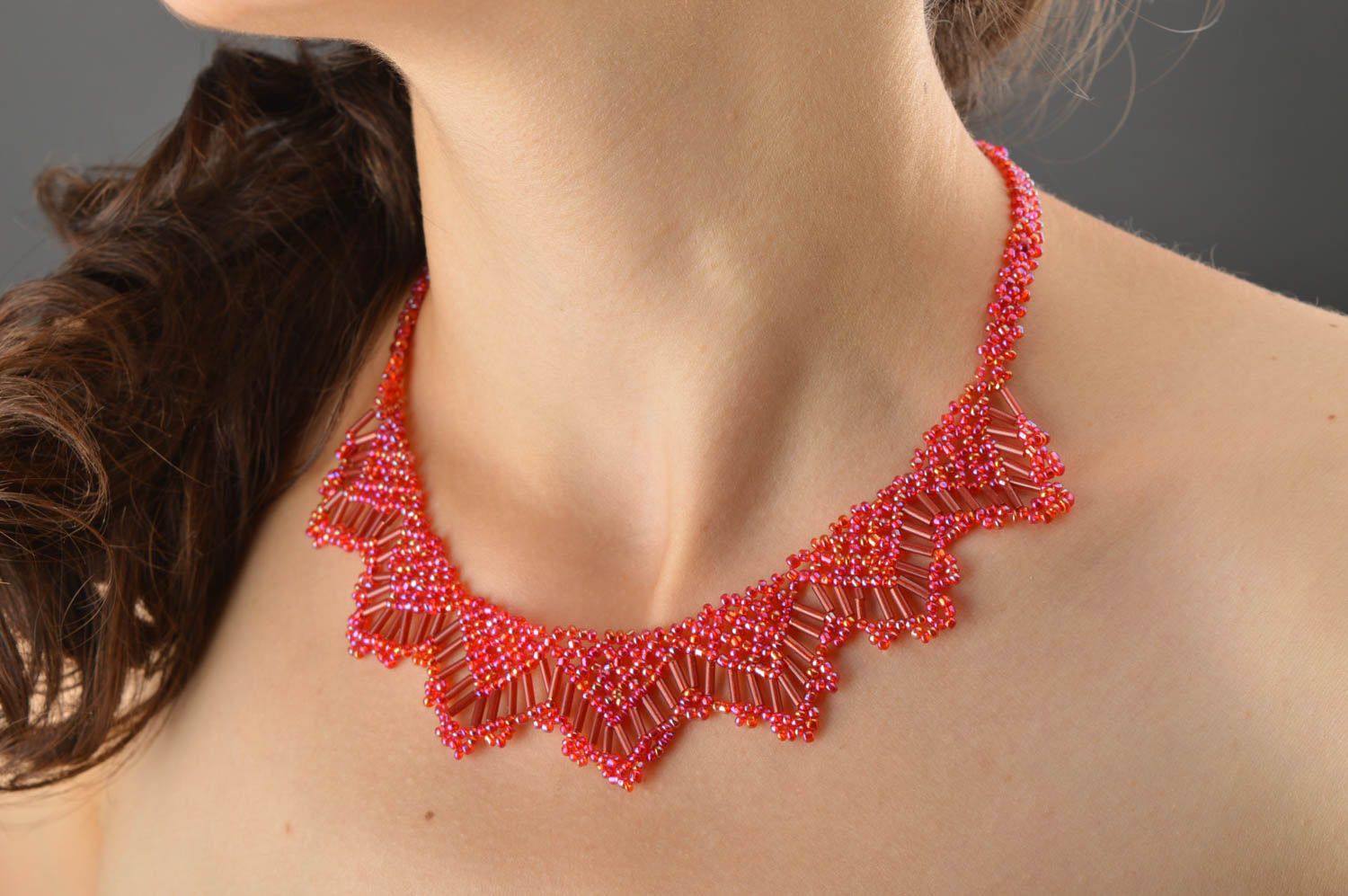 Designer Schmuck handmade Halskette für Frauen Frauen Accessoire Geschenk schön foto 5