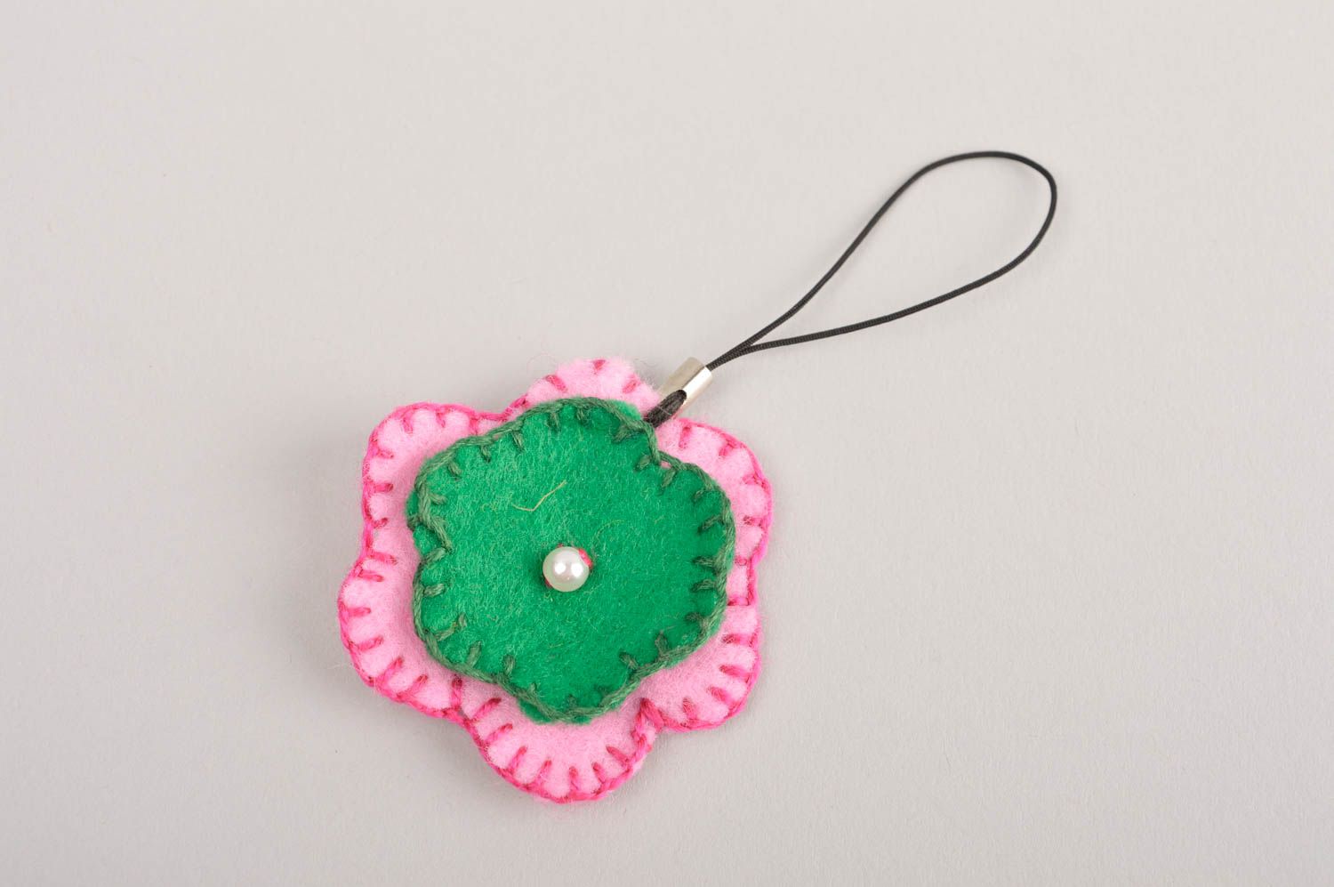 Beautiful handmade soft keychain fashion accessories for kids cool keyrings  photo 2