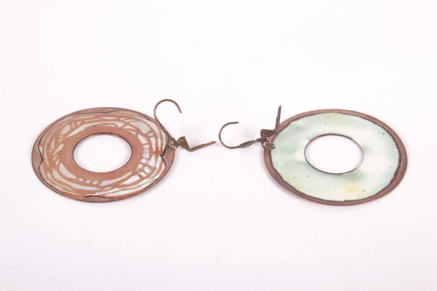 Copper Round Earrings photo 1