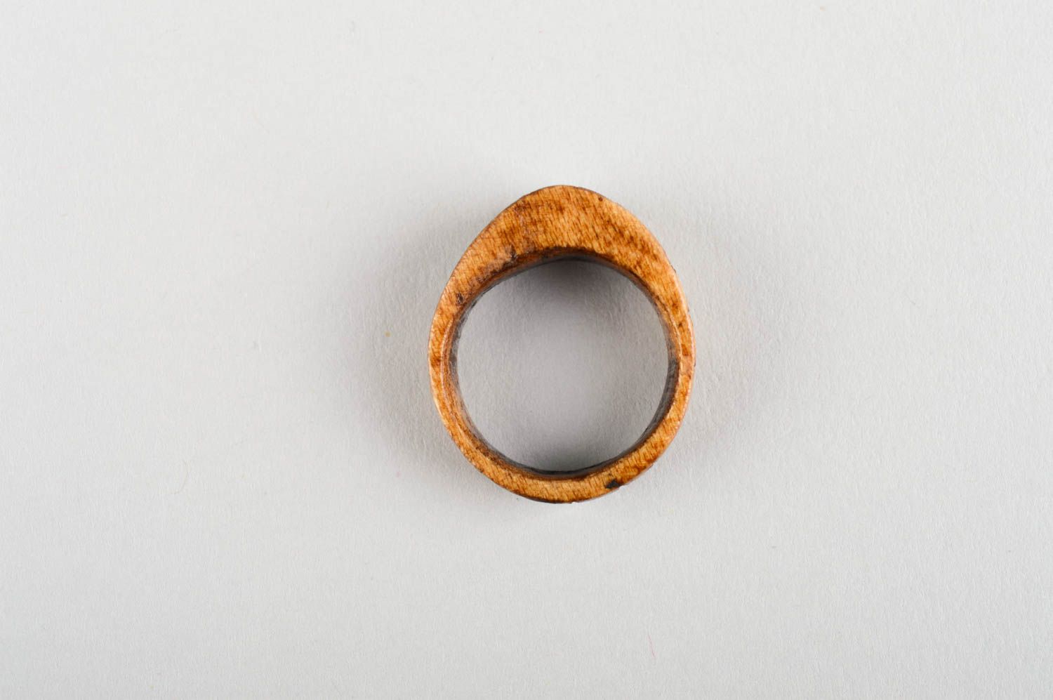Unusual handmade wooden ring fashion accessories wood craft gifts for her photo 5