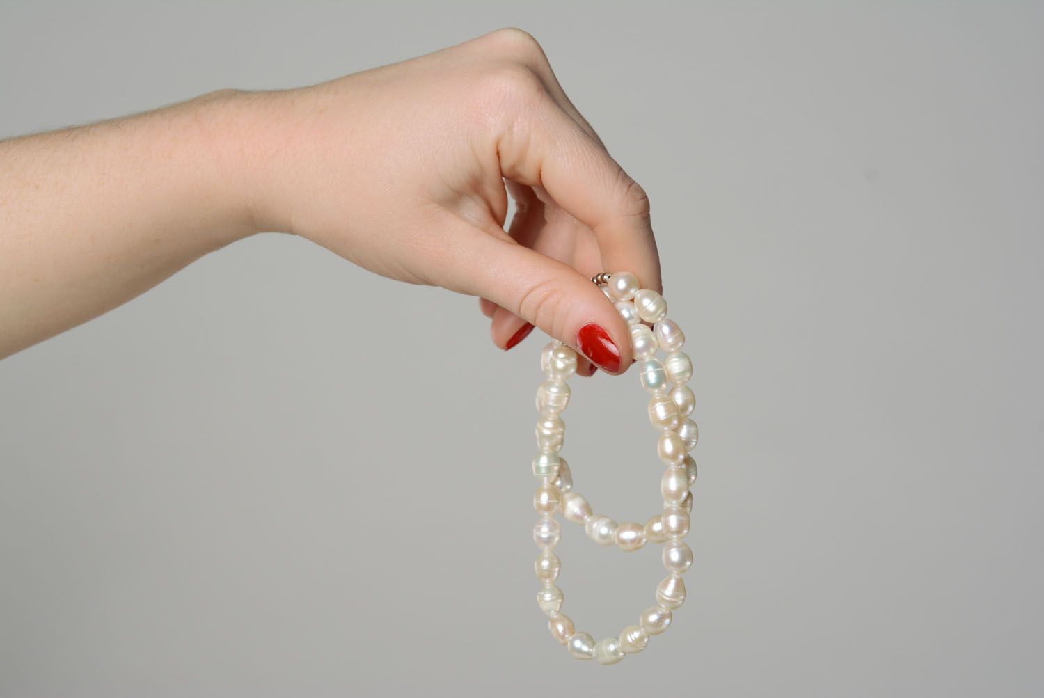 Collier en perles naturelles fait main photo 4