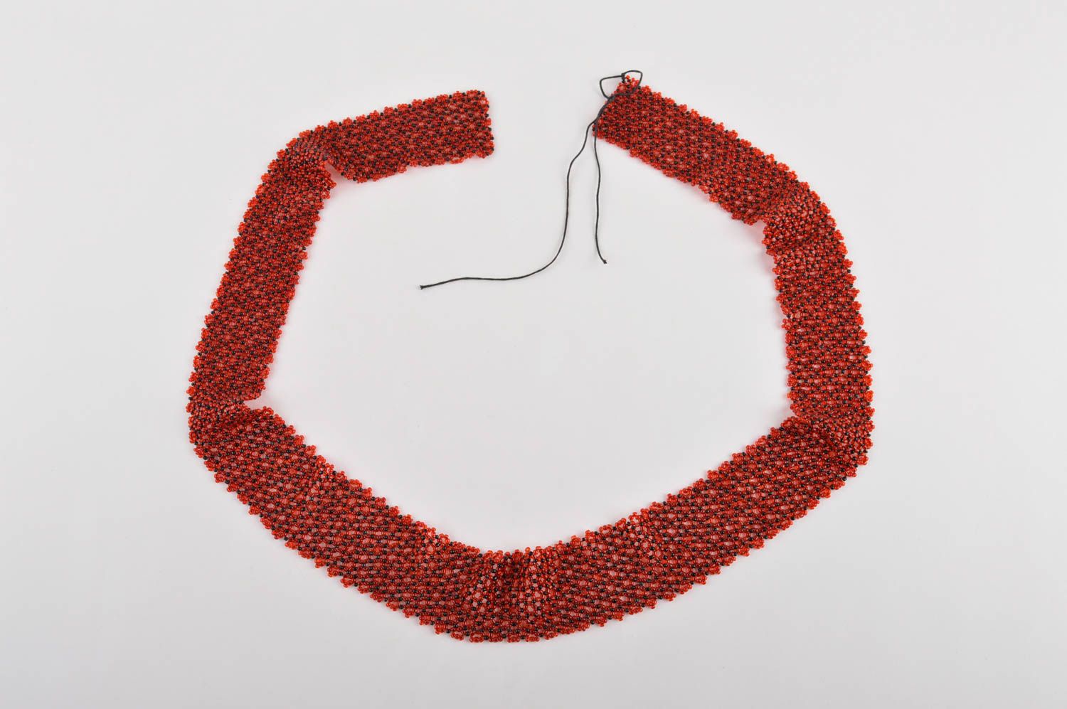 Cintura da donna in perline fatta a mano cinghia di moda larga accessori donna foto 2