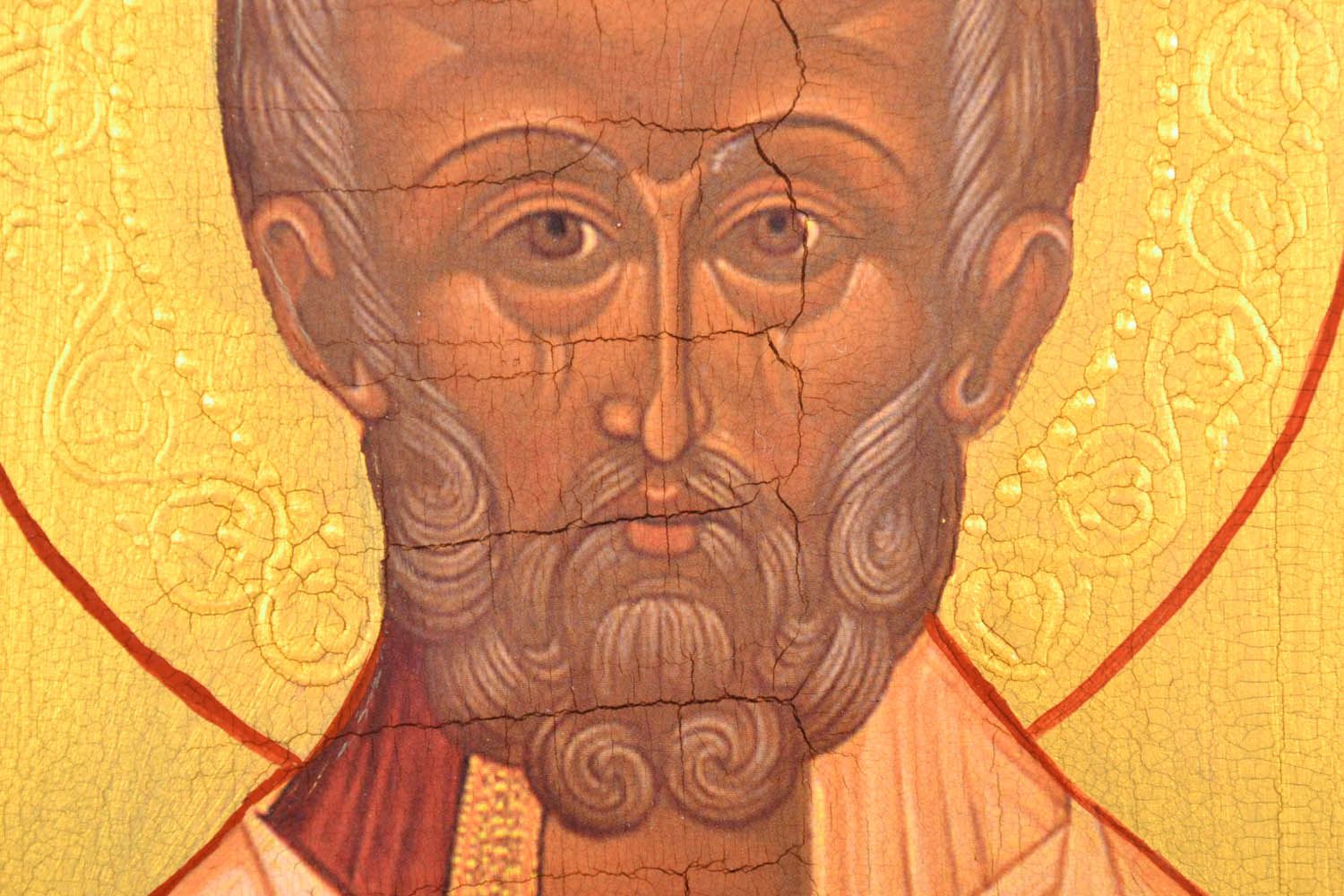Репродукция иконы святого Николая фото 5