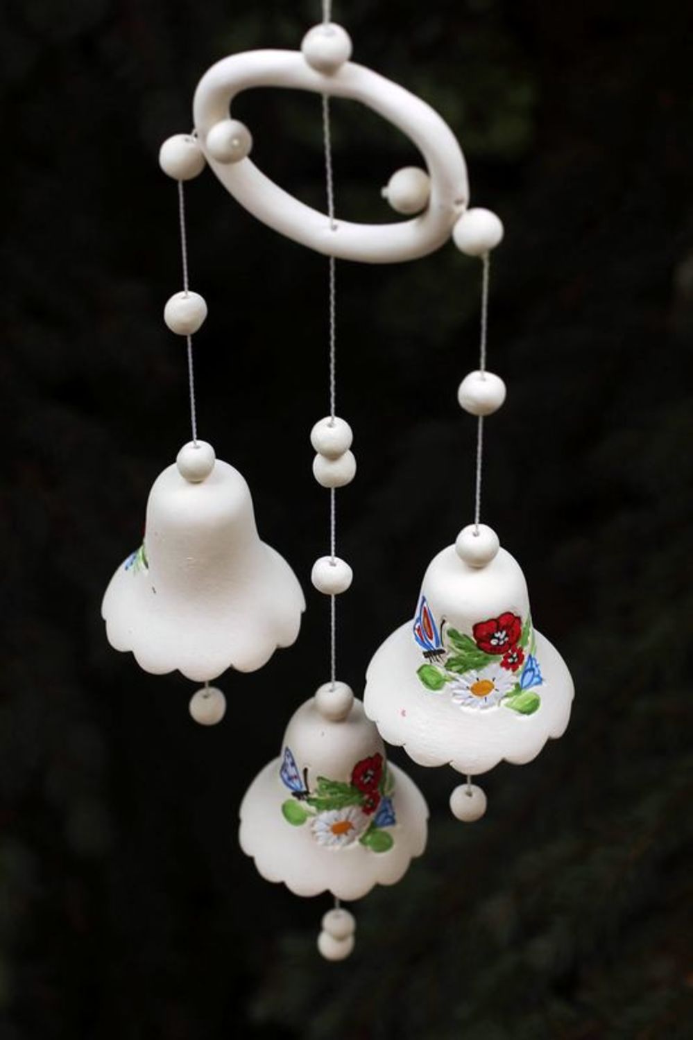 Ceramic pendant bells photo 4