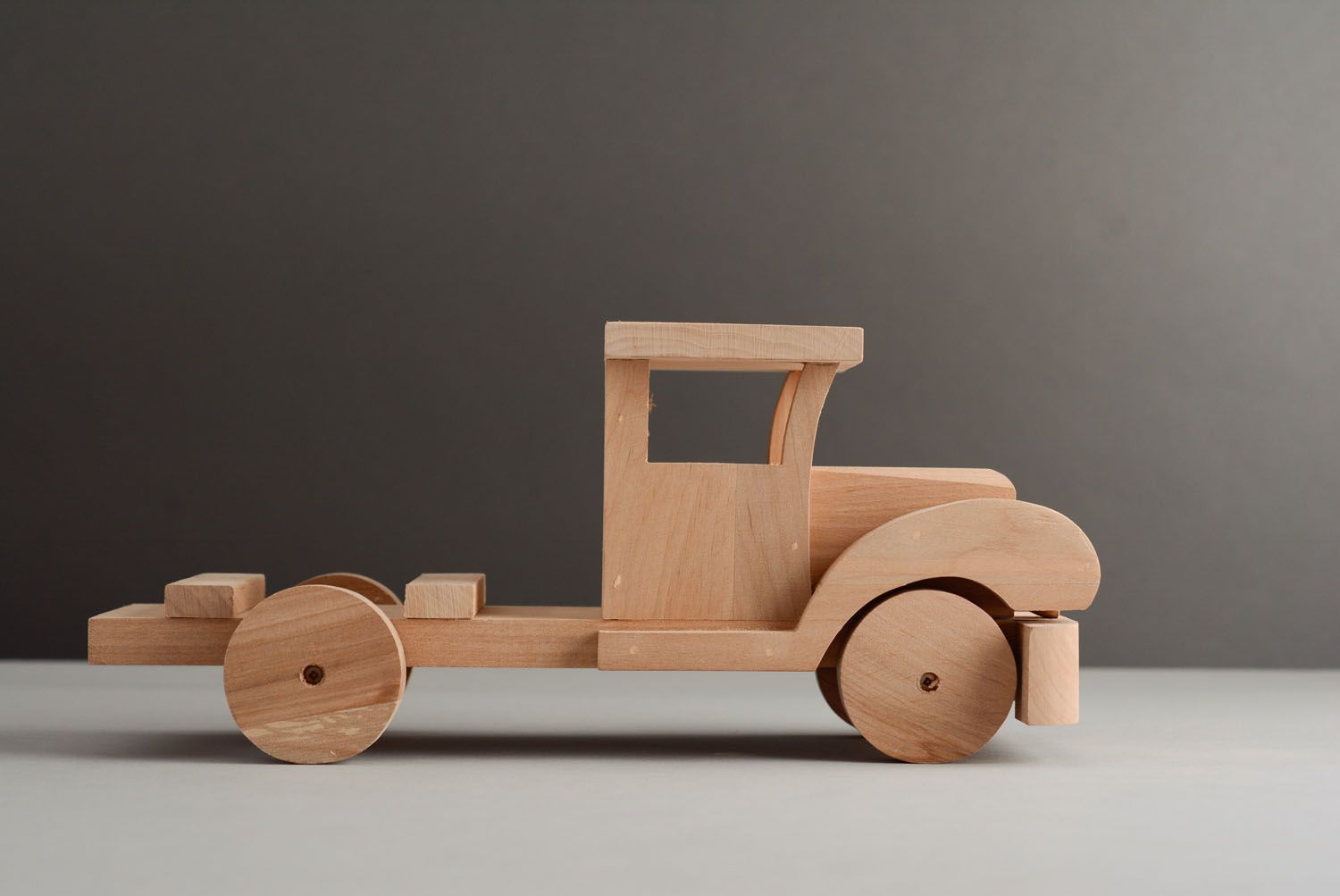 Handmade wooden blank box Truck photo 3