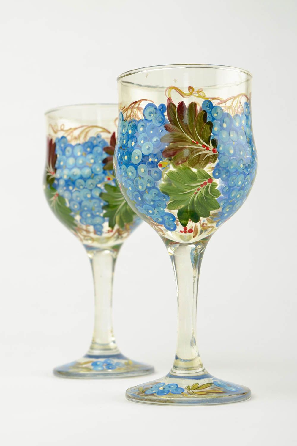 Copas de vidrio hechas a mano accesorio para bar copas de cristal decoradas foto 1