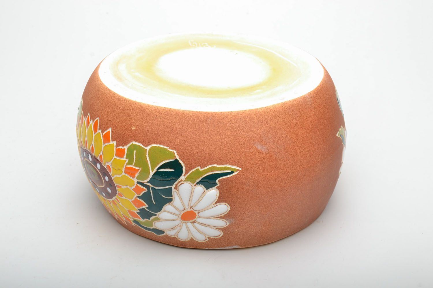 Ceramic bowl Flowers photo 4
