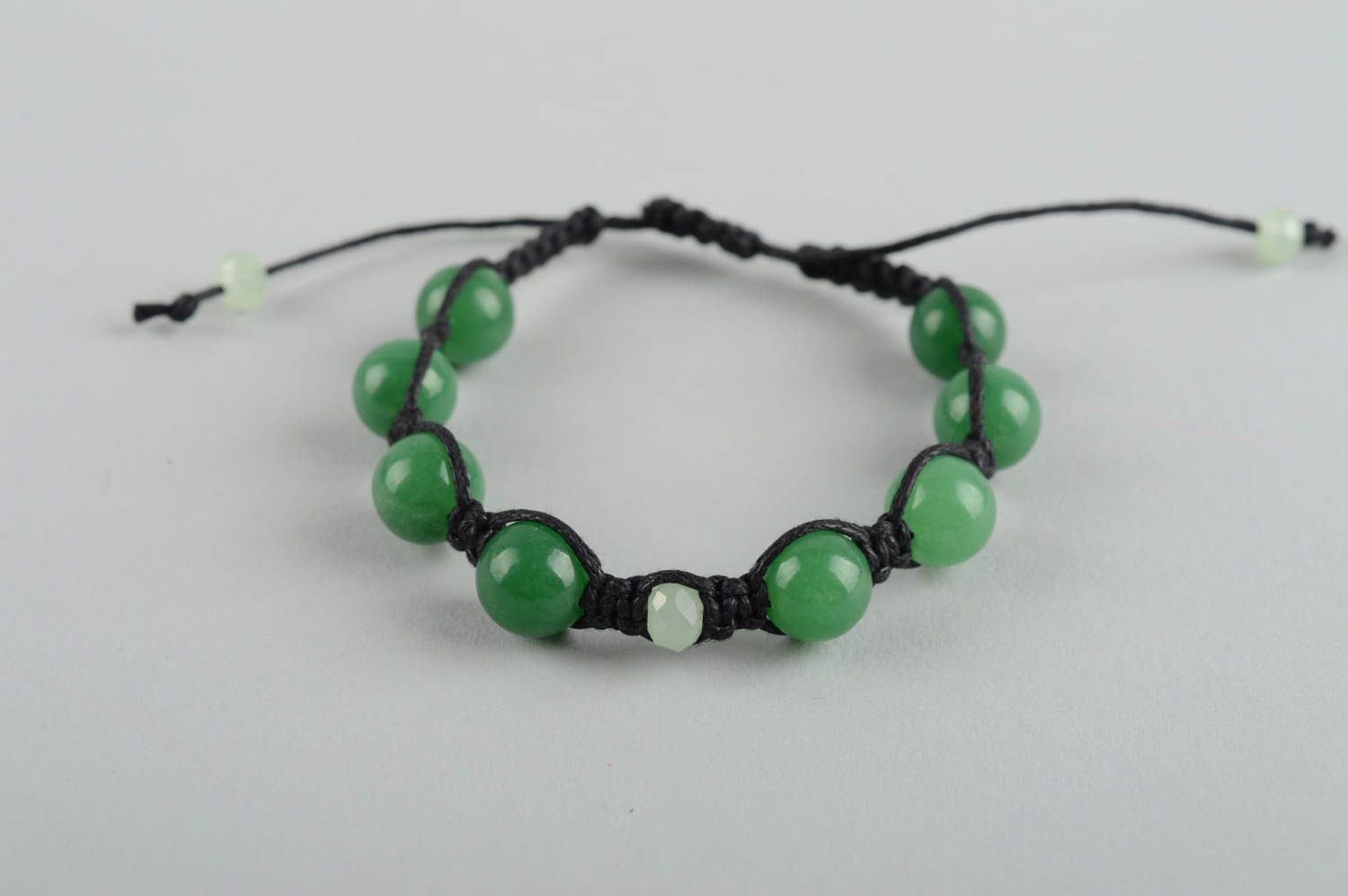 Cord bracelet agate jewelry handmade accessories bracelets for women gift ideas photo 3
