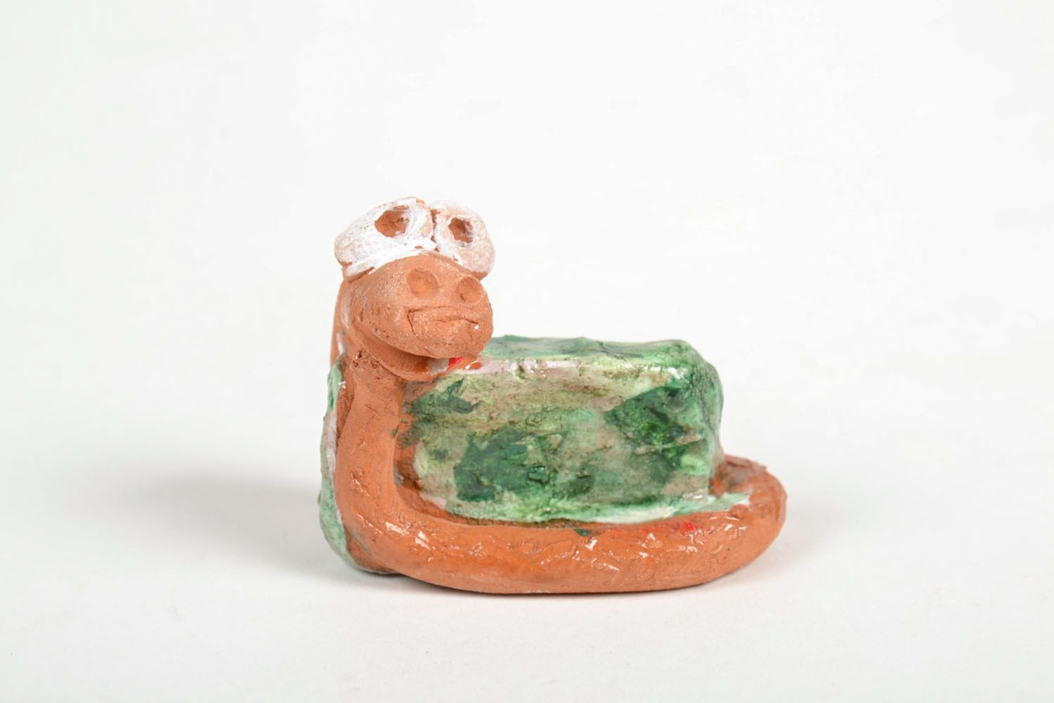 Ceramic figurine of snake photo 2