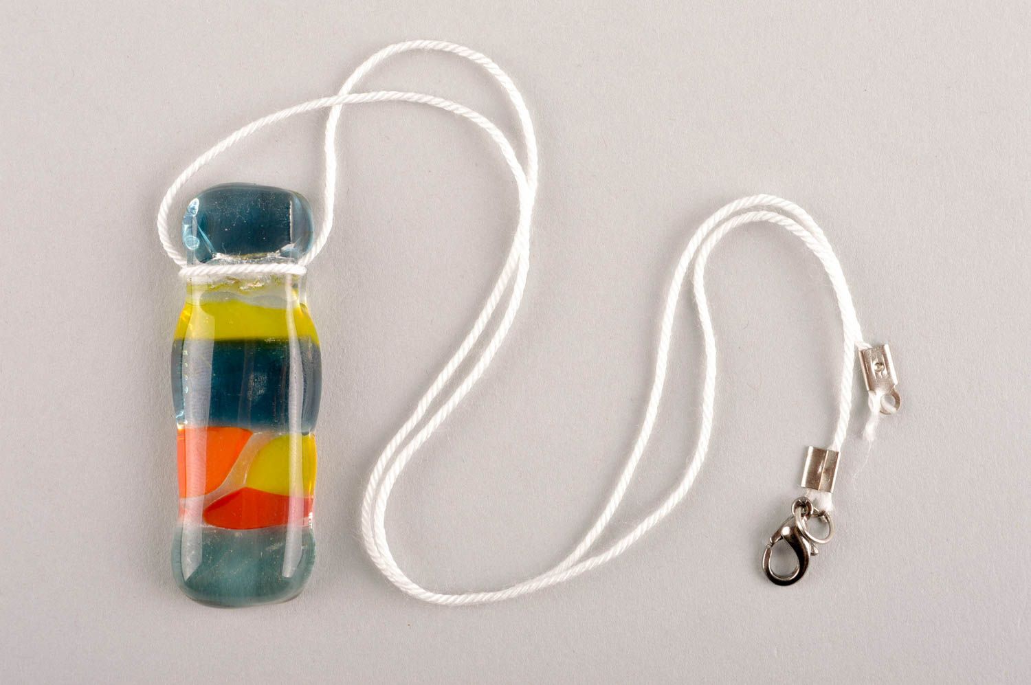 Handmade pendant designer accessory glass pendant for women gift ideas photo 2