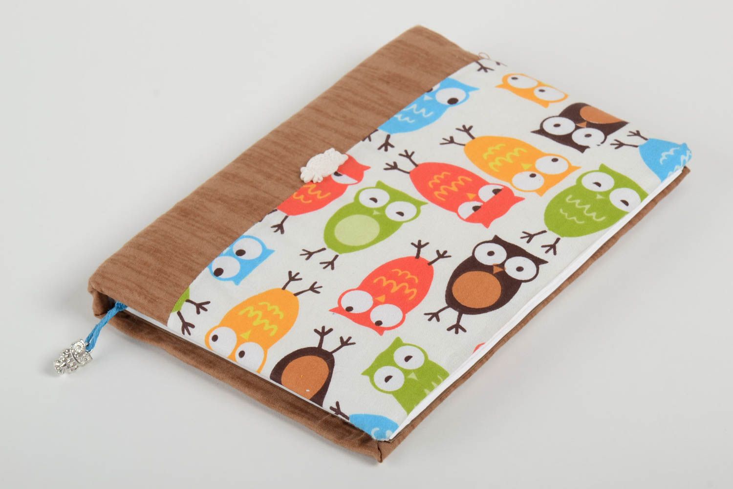 Designer notepad handmade textile notebook for recipes ideas for decor photo 2