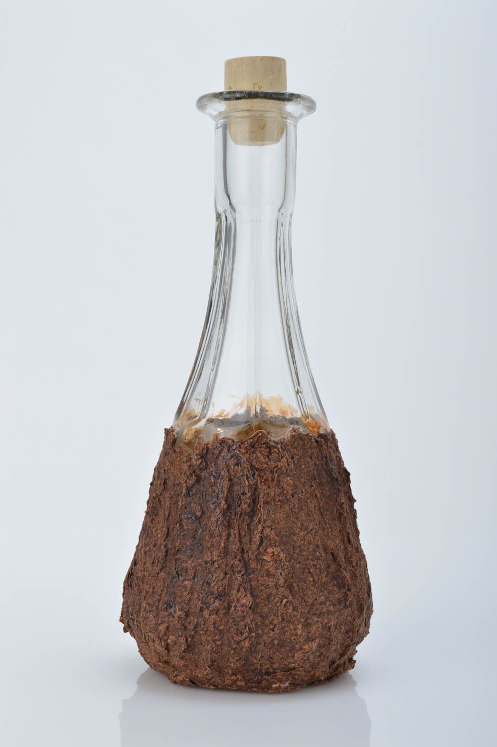 Botella de cristal hecha a mano regalo original decoración de interior foto 2