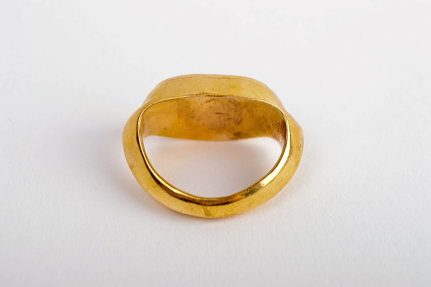Кольцо ручной работы украшение из латуни модное кольцо для мужчин красивое фото 4