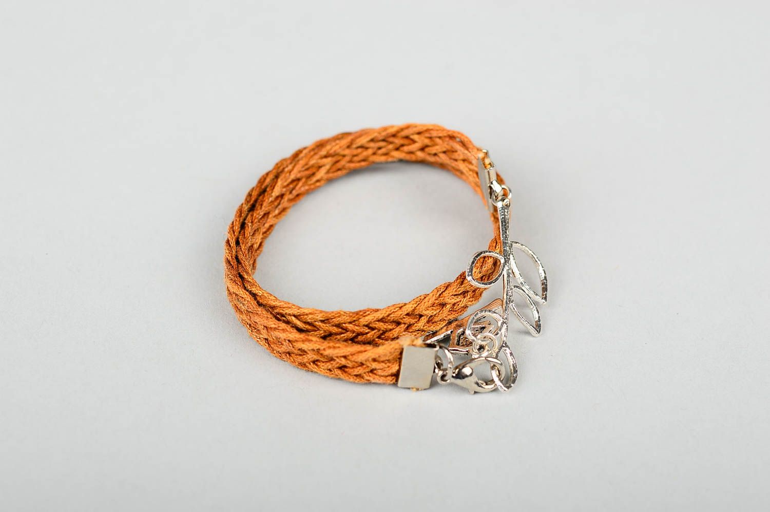 Stylish handmade leather bracelet double wrap bracelet designs gifts for her photo 1