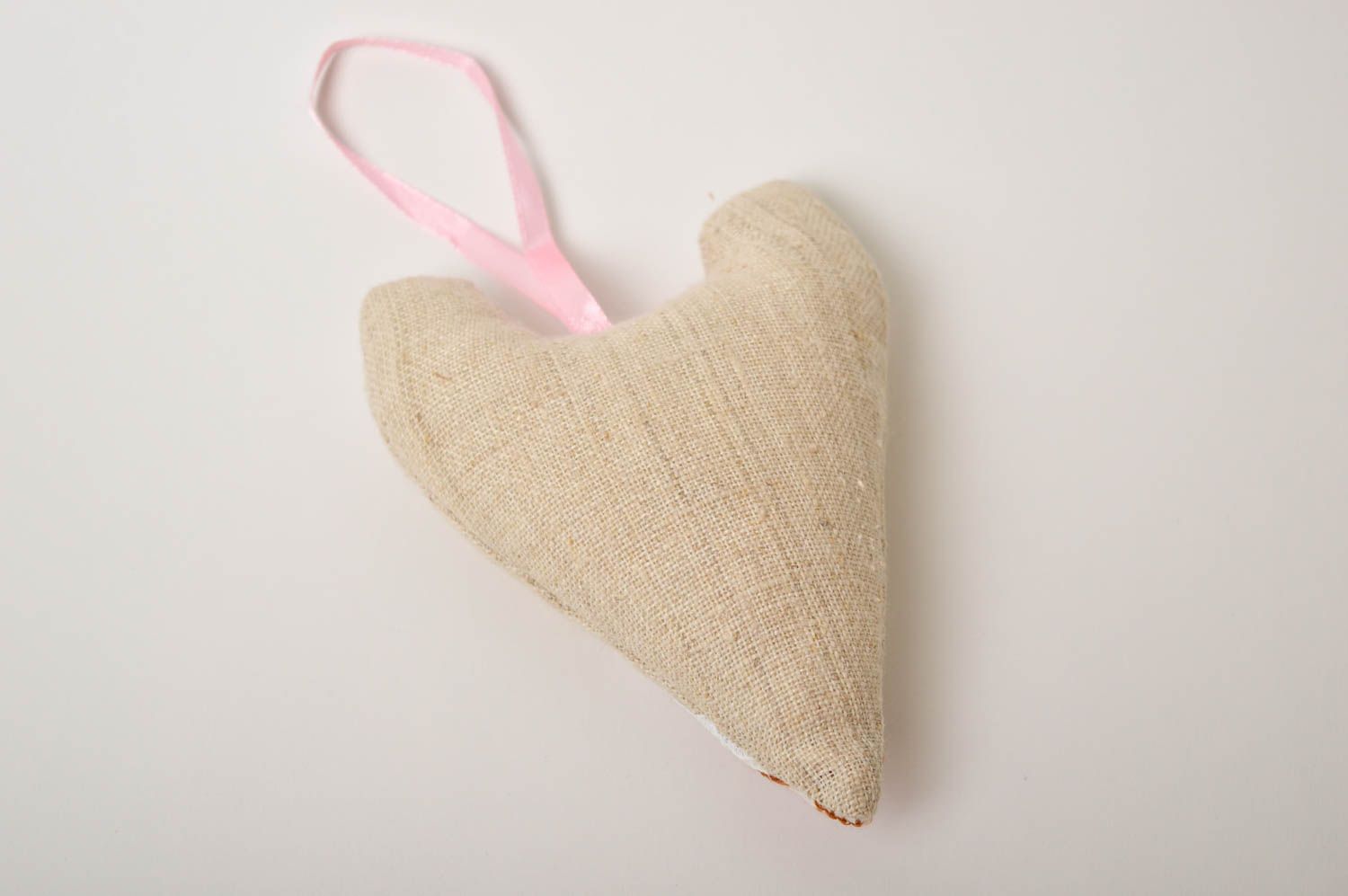Мягкое сердце хэнд мэйд декоративное сердце с петелькой декоративная подвеска фото 3