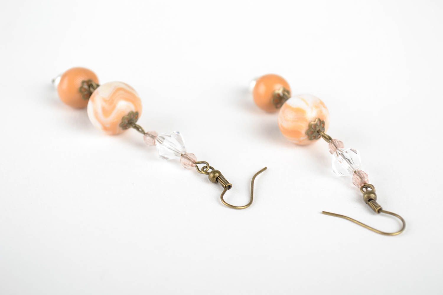 Handmade earrings bead earrings fashion jewelry polymer clay gifts for girls photo 4