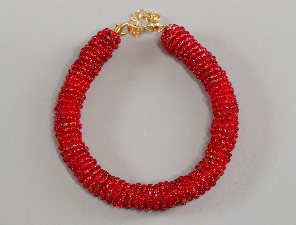 Czech beads bracelet photo 1